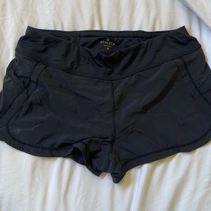 Athleta Black Workout Shorts Size Medium